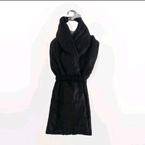 Ugg Australia Puffer Quilted Puffy Black Scarf